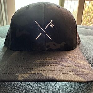 Black Camouflage Baseball Cap